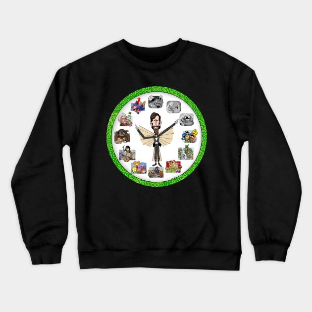 Jim’s Timepiece Crewneck Sweatshirt by Durkinworks